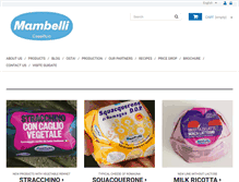 Tablet Screenshot of mambelli.com